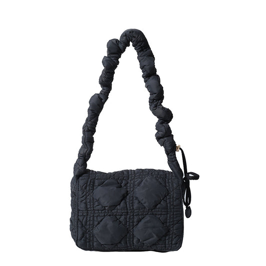1668 nylong plaid crossbody bag