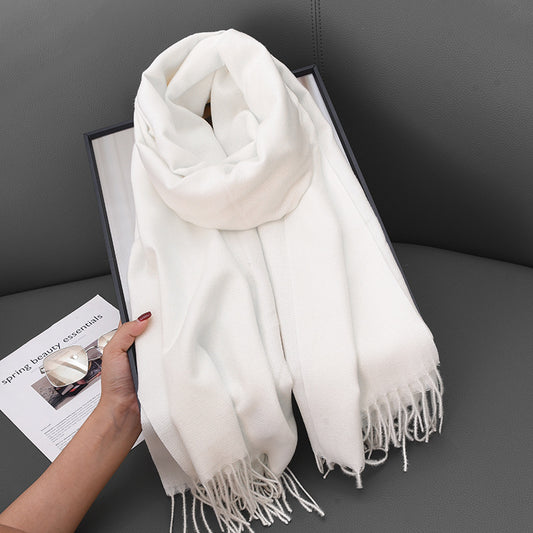 285 solid winter scarf