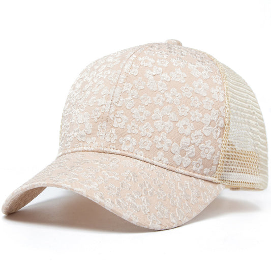 1370 lace mesh baseball cap