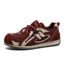 2452 genuine leather mesh casual sneaker