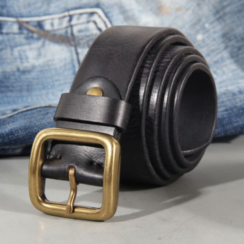 899 pin buckle men's leather belt