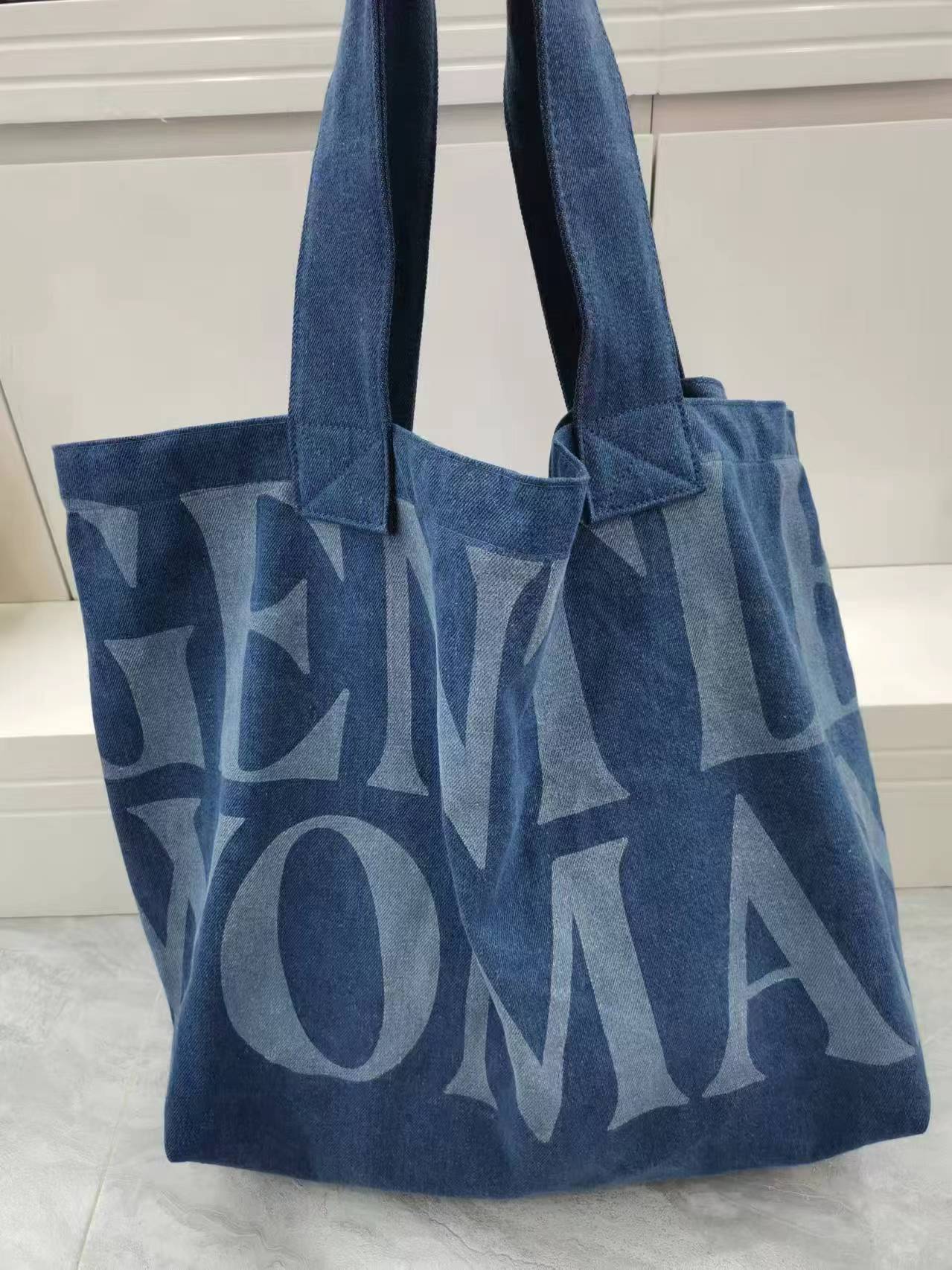 384 denim canvas handbag