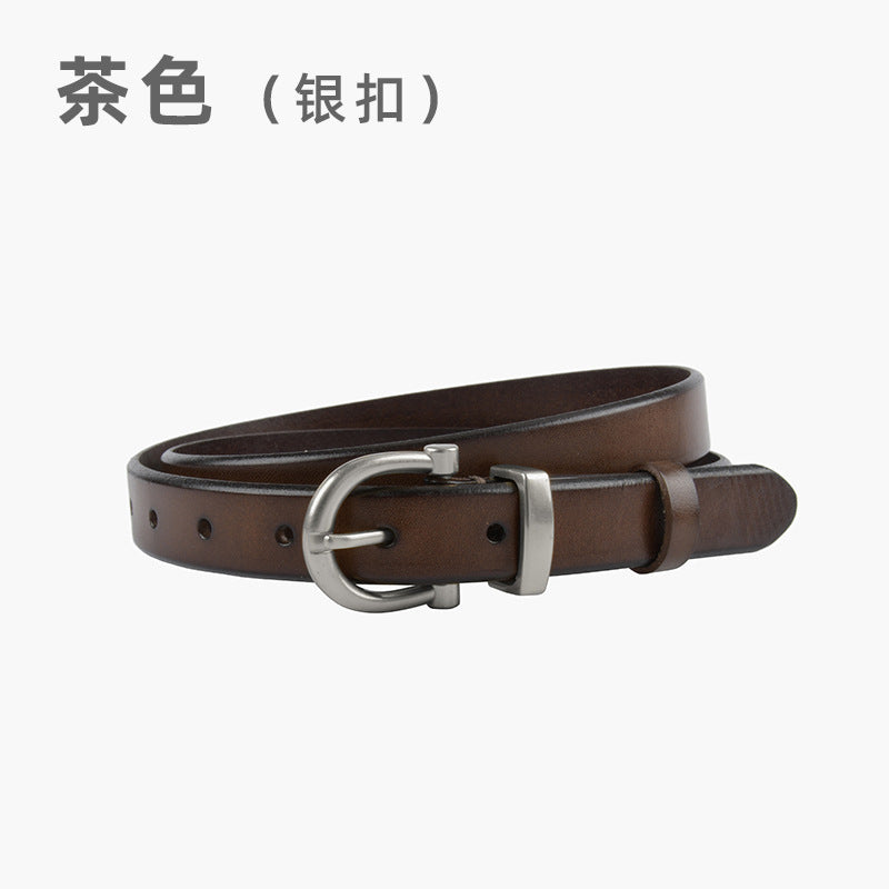 1026 2.3cm wide women belt for jeans