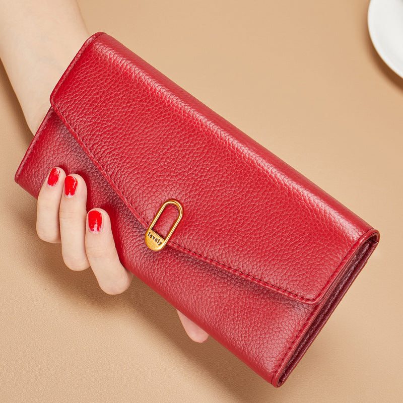 1614-1 Women's leather fashion purse