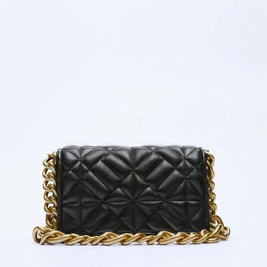 1637 Plaid Flap Small Chain Bag