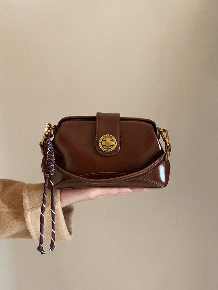 818 patent leather mini handbag
