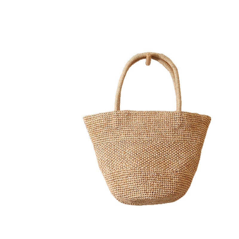 3898 fashion hand-made raffia handbag