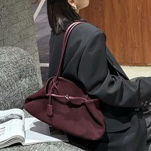 2680 vintage Large shoulder bag in suede