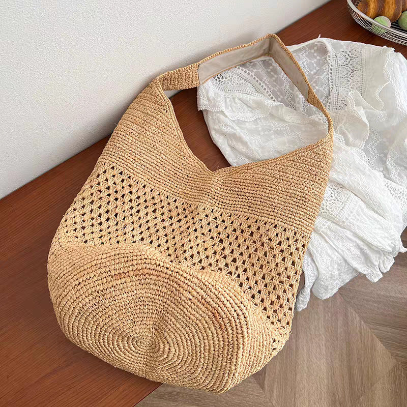 3436 summer raffia beach handbag