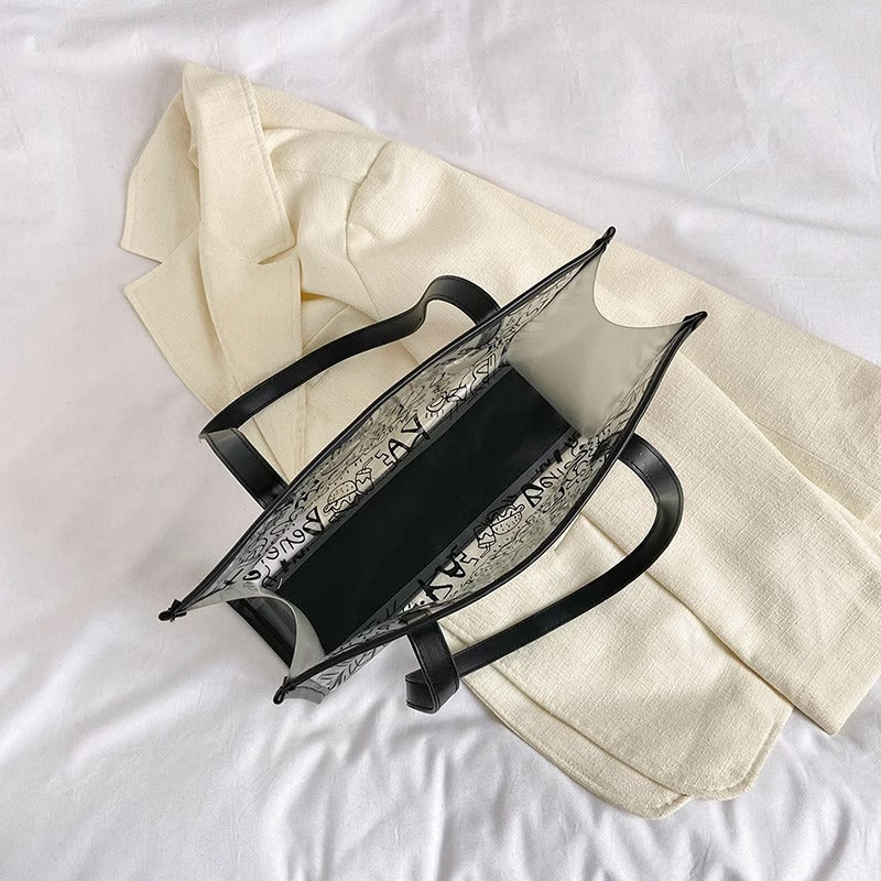 942 jelly pvc waterproof handbag