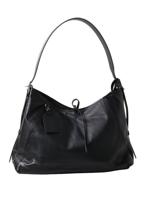 2107 black chain messenger bag