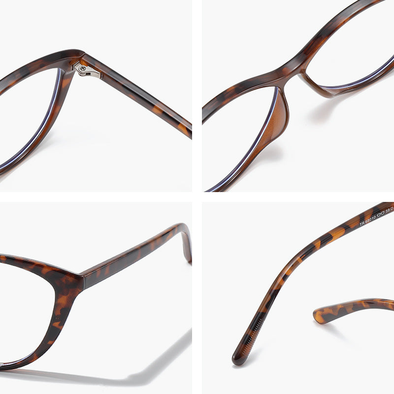 3877 vintage turtle cat eye frame reading glasses