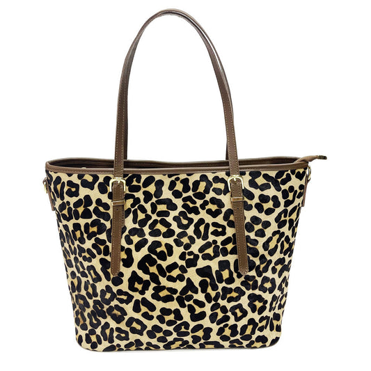 1648 leopard shopping totes