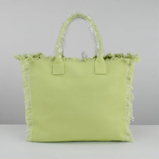 2109 summer beach tassel canvas handbag