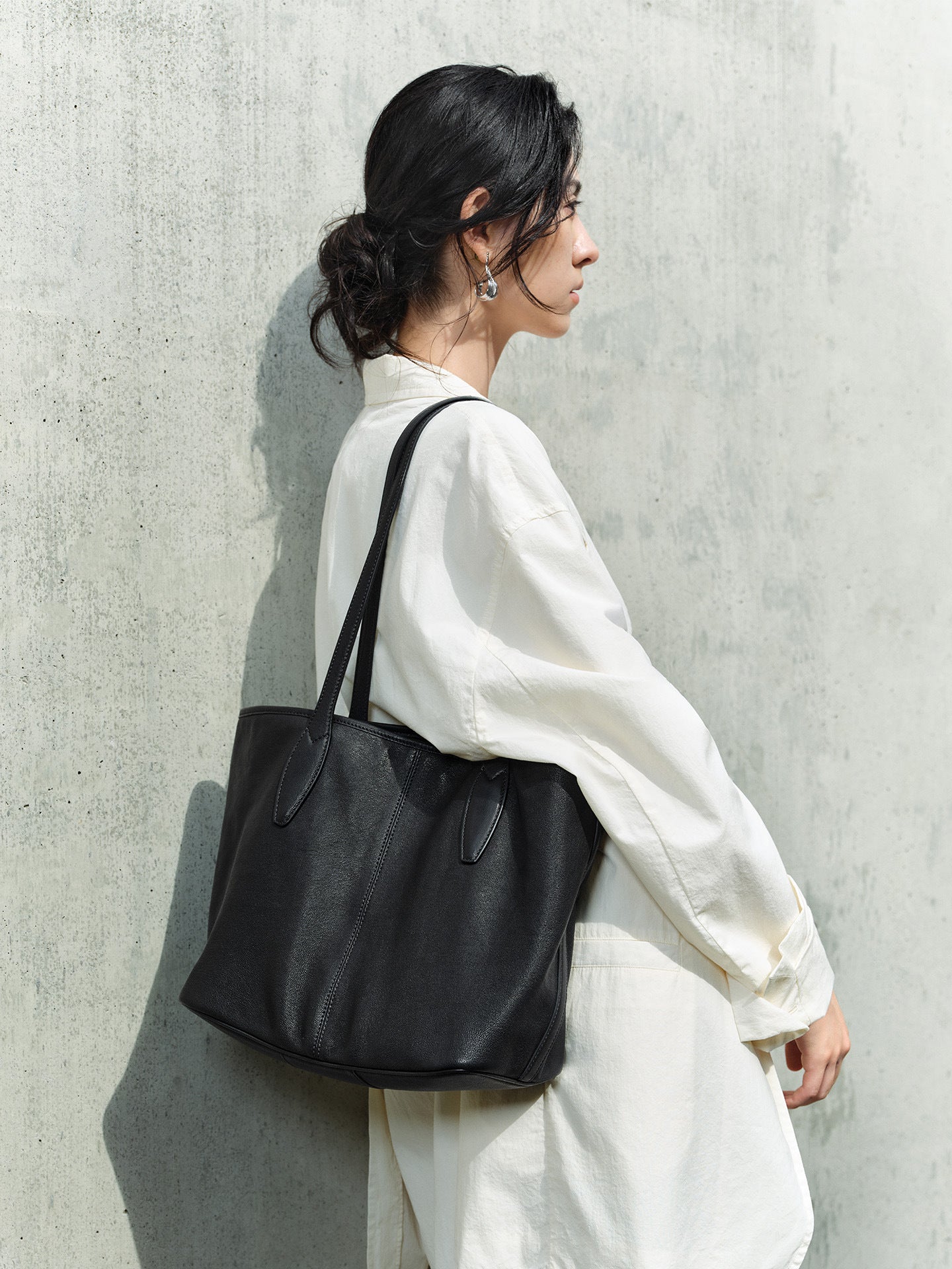 4251 genuine leather women handbag