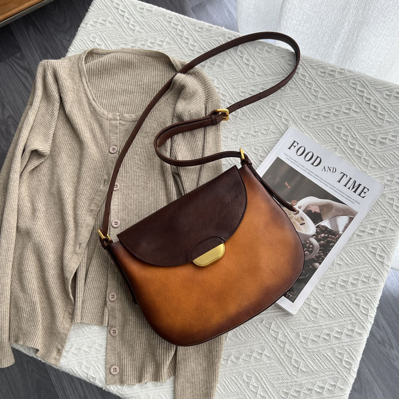 1612 Women's stylish leather handbag