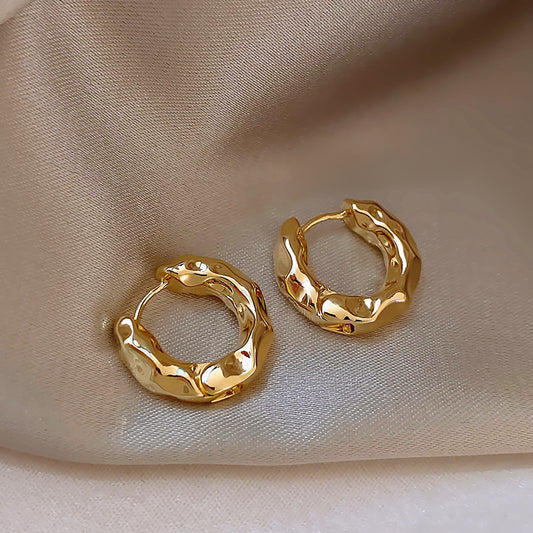 1352 925 sterling silver hoop earring
