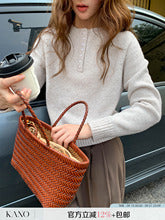 2756 simple solid sweater