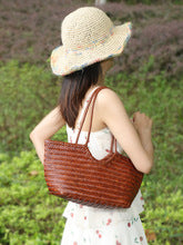 2186 large weave handbag