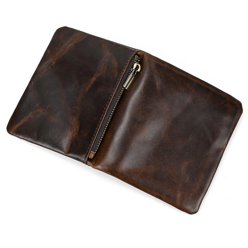1064 genuine leather fold wallet