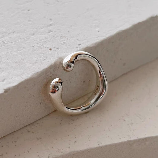 2293 925 silver open rings