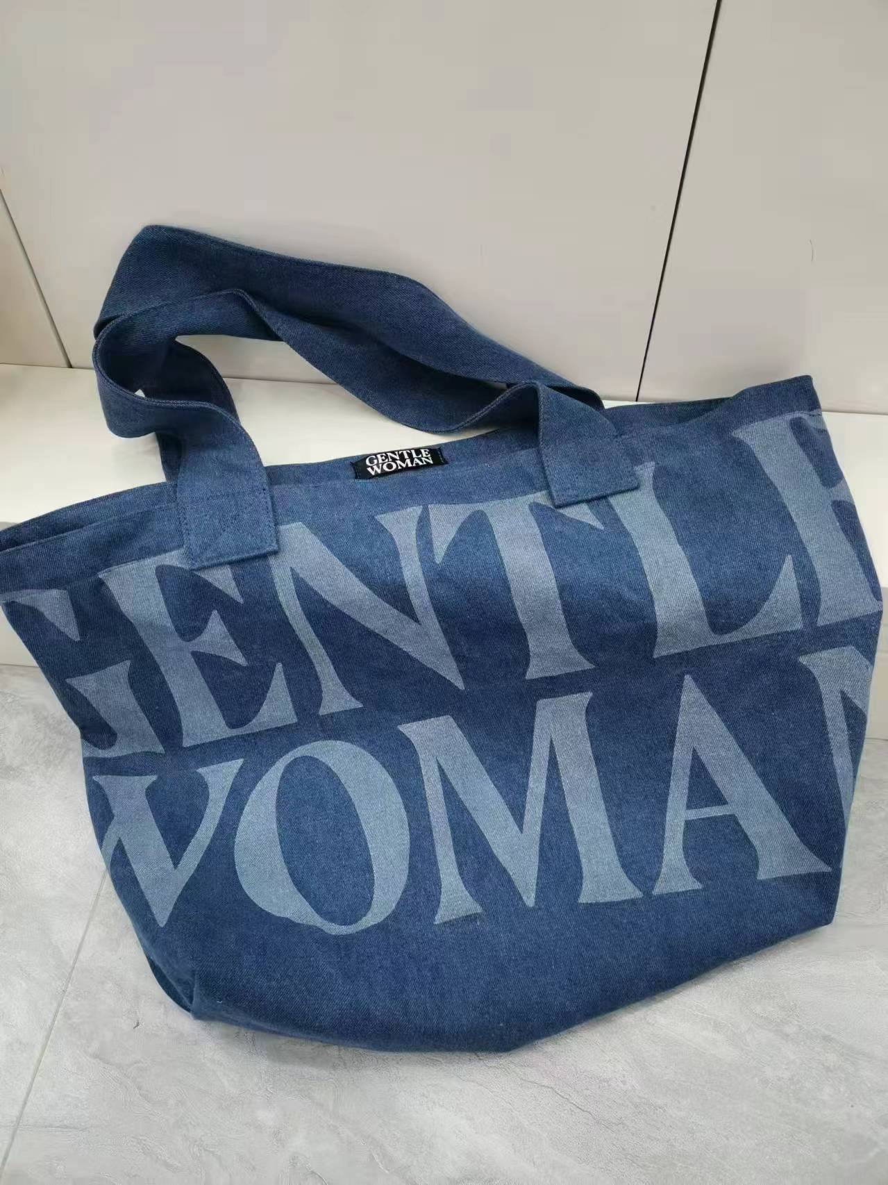 384 denim canvas handbag