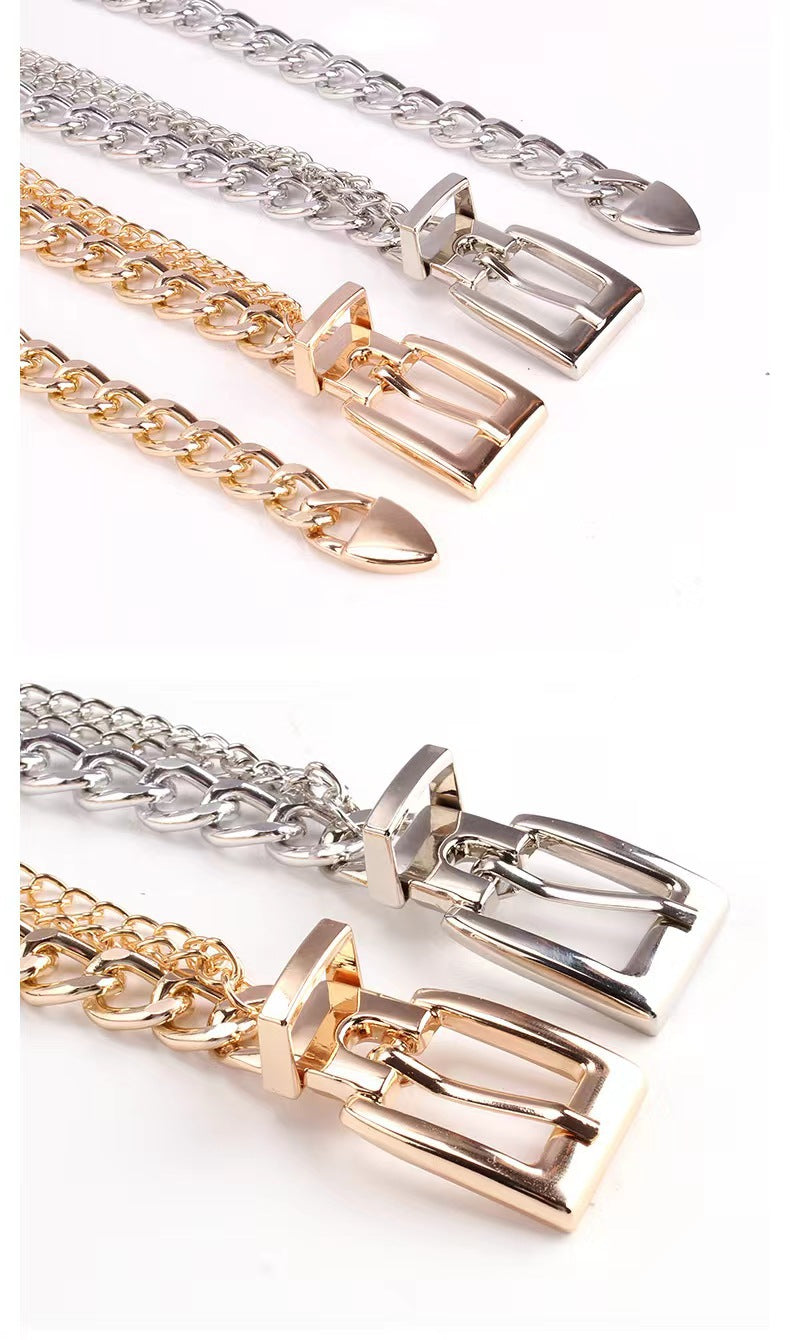 320 fashion multi-layer women chain belt