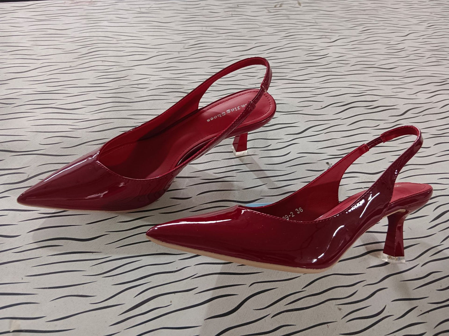 KI1 Patent leather sandal high heel