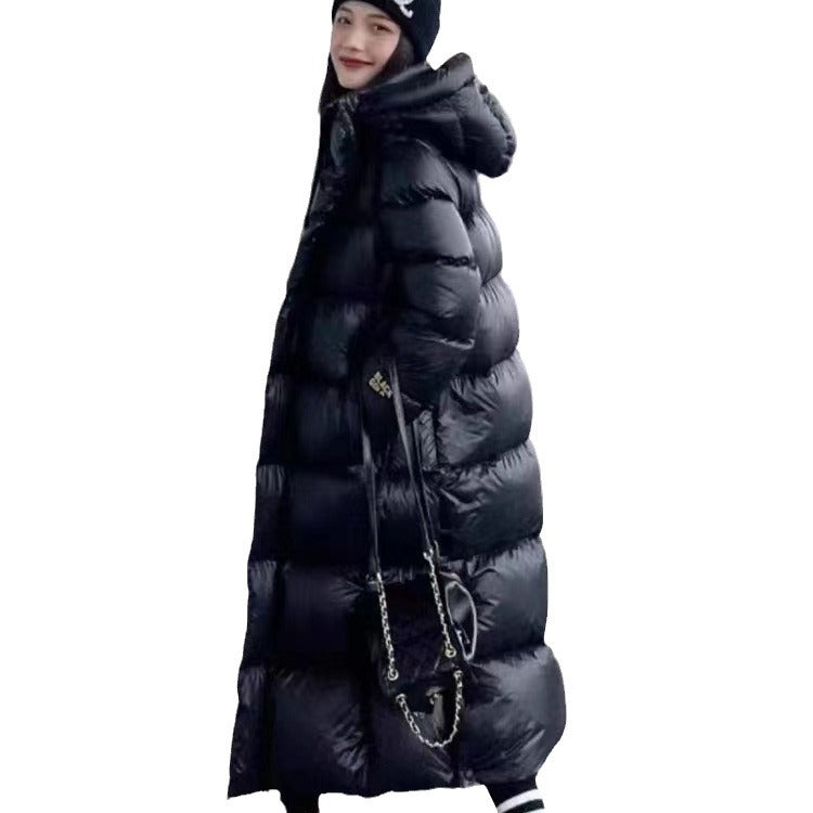 3674 winter women long downcoat