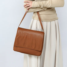 0628 classic flap leather handbag