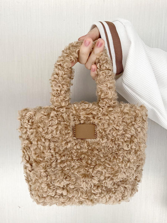 1918 mini lamb wool handbag