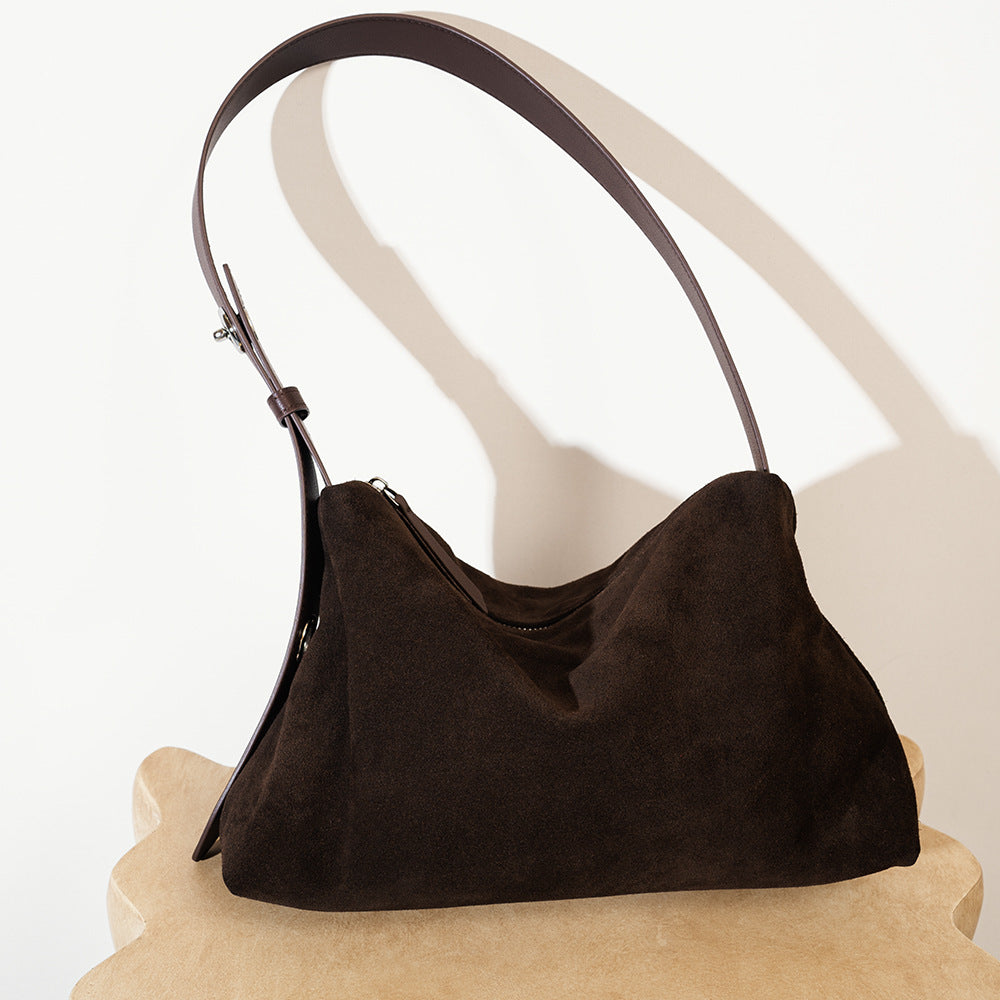 4272 large handbag in suede
