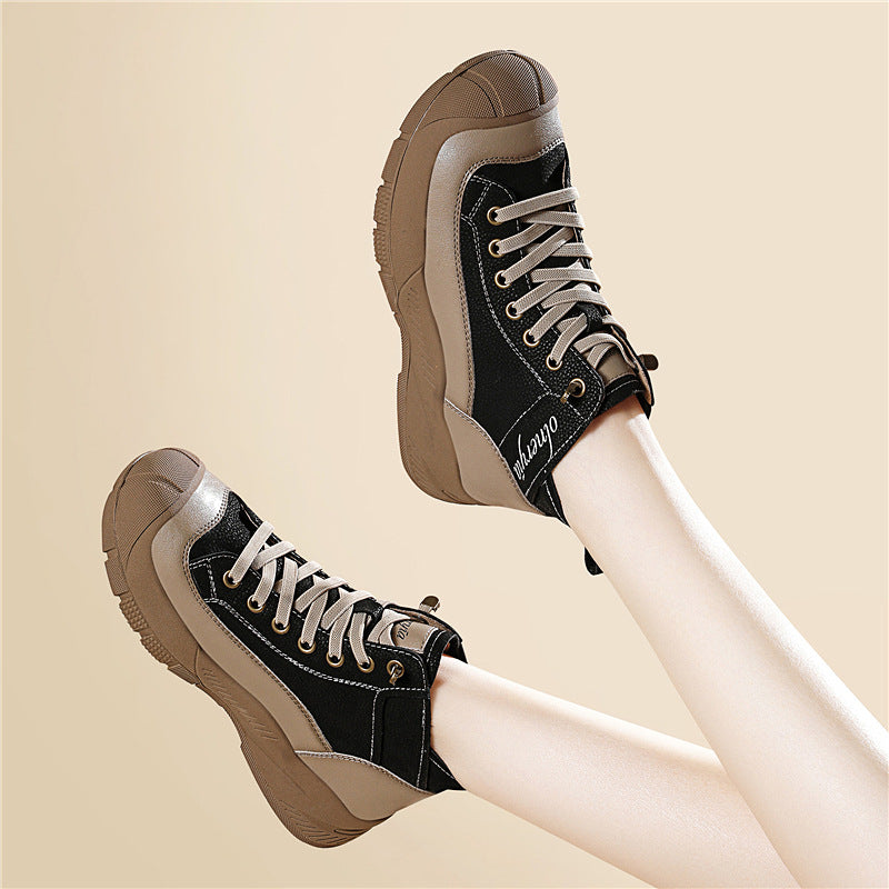3764 high top platfrom ankle boot