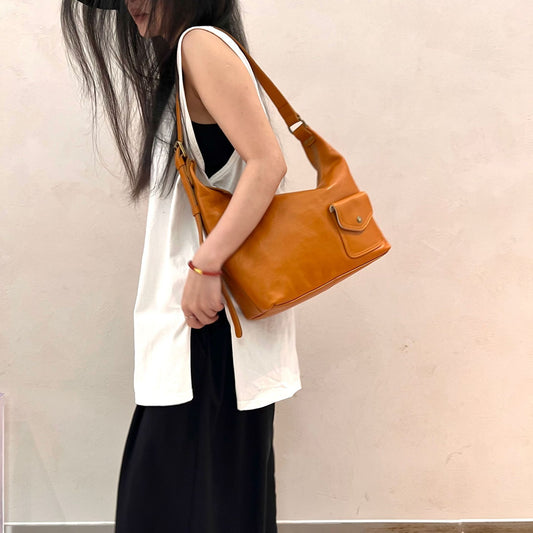 1866 leather hobo