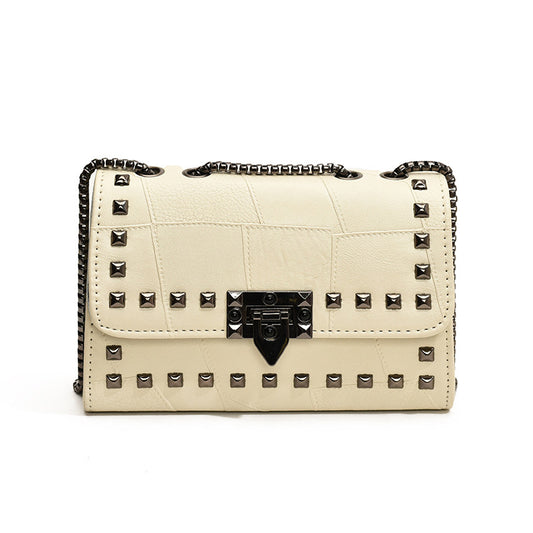 1994-1 rivet leather crossbody bag