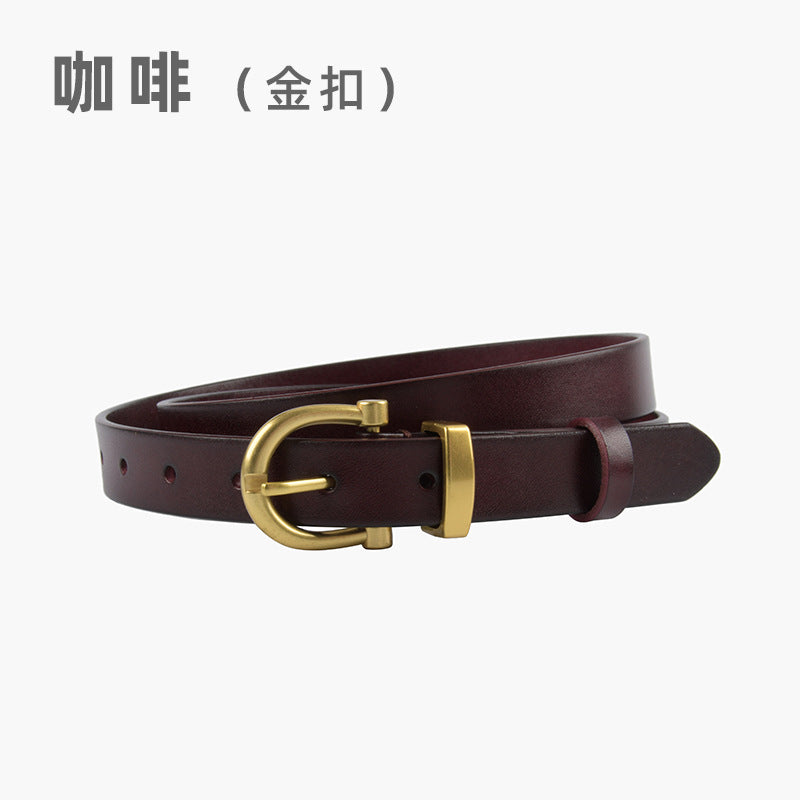 1026 2.3cm wide women belt for jeans