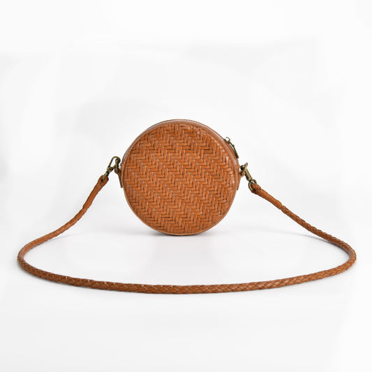 1394 casual round crossbody bag