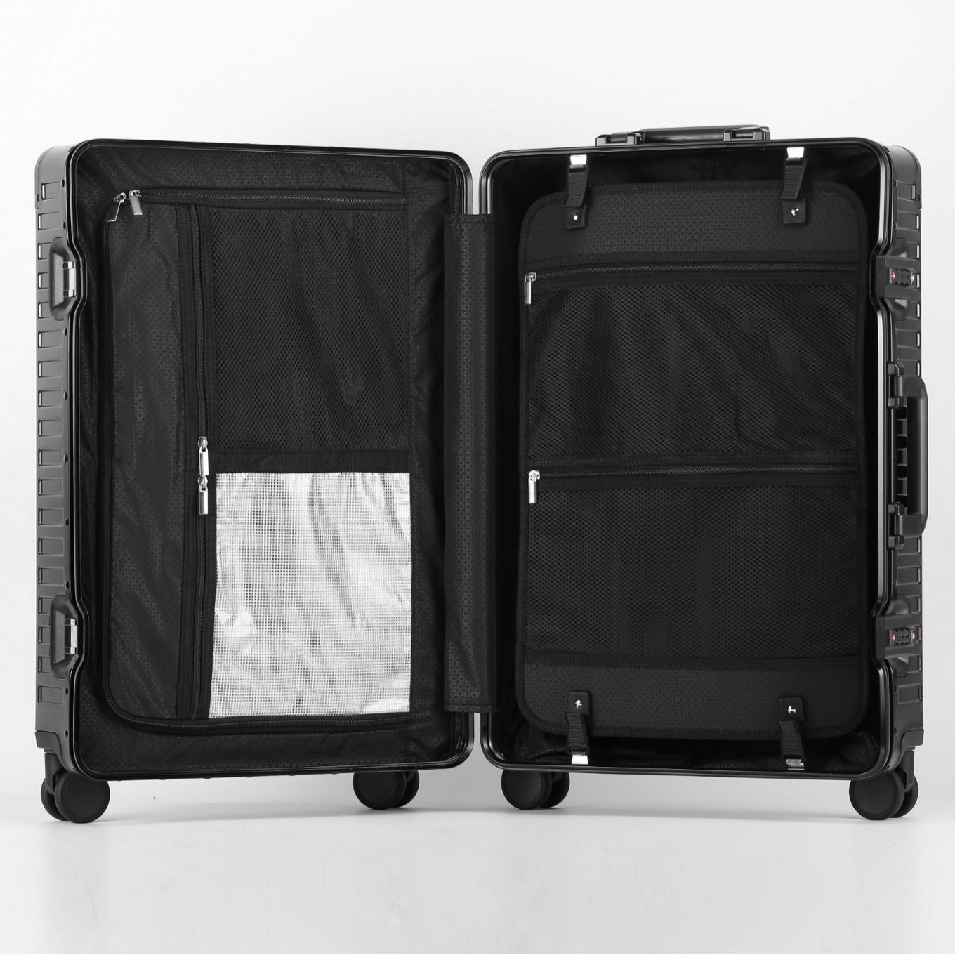 3393 Aluminum-magnesium alloy spinner suitcase （fedex/ups)
