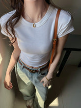 2572 fitted cropped t-shirt