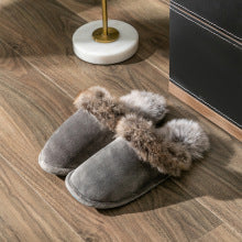 2574 unisex winter cozy wool slide
