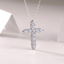2767 925 silver cross necklace