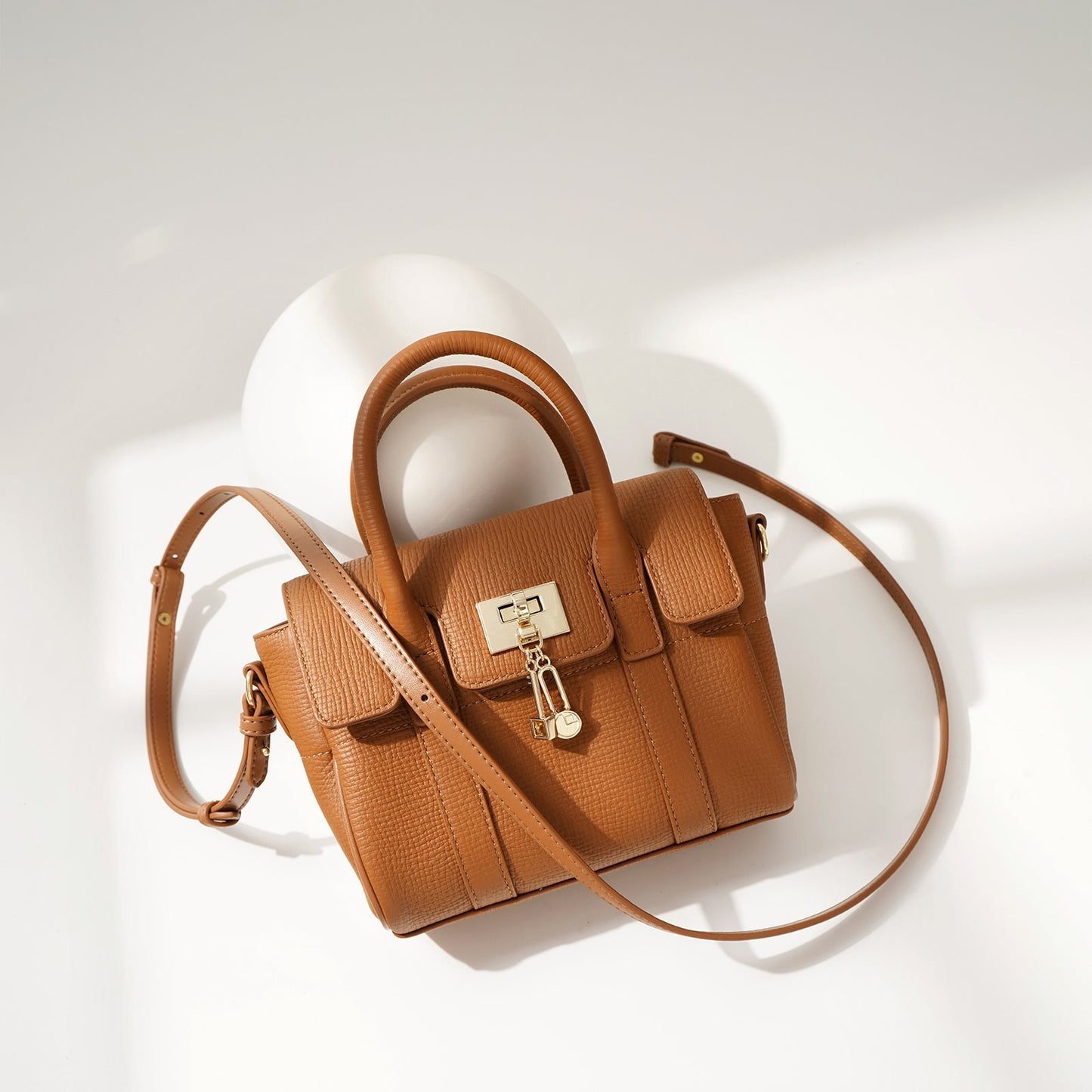 BB21 genuine leather mini handbag