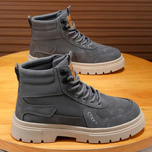 0907 chunky-soled men's martin boots