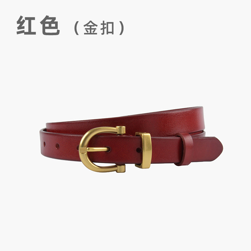 1026 2.3cm wide women belt for jeans