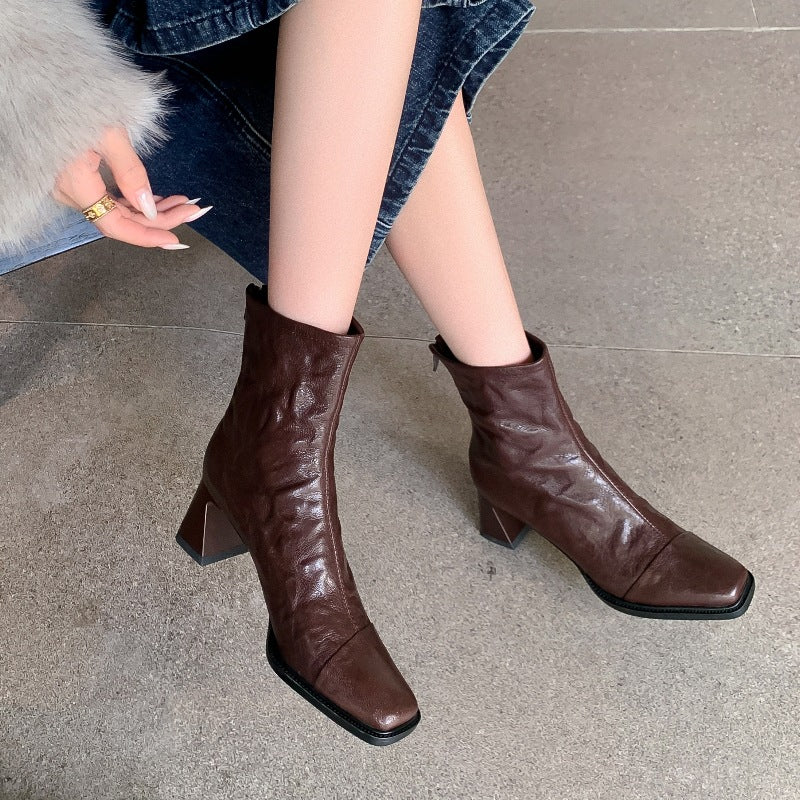 740 fall and winter ankle boots
