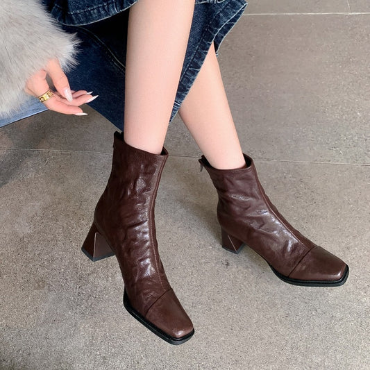 740 fall and winter ankle boots