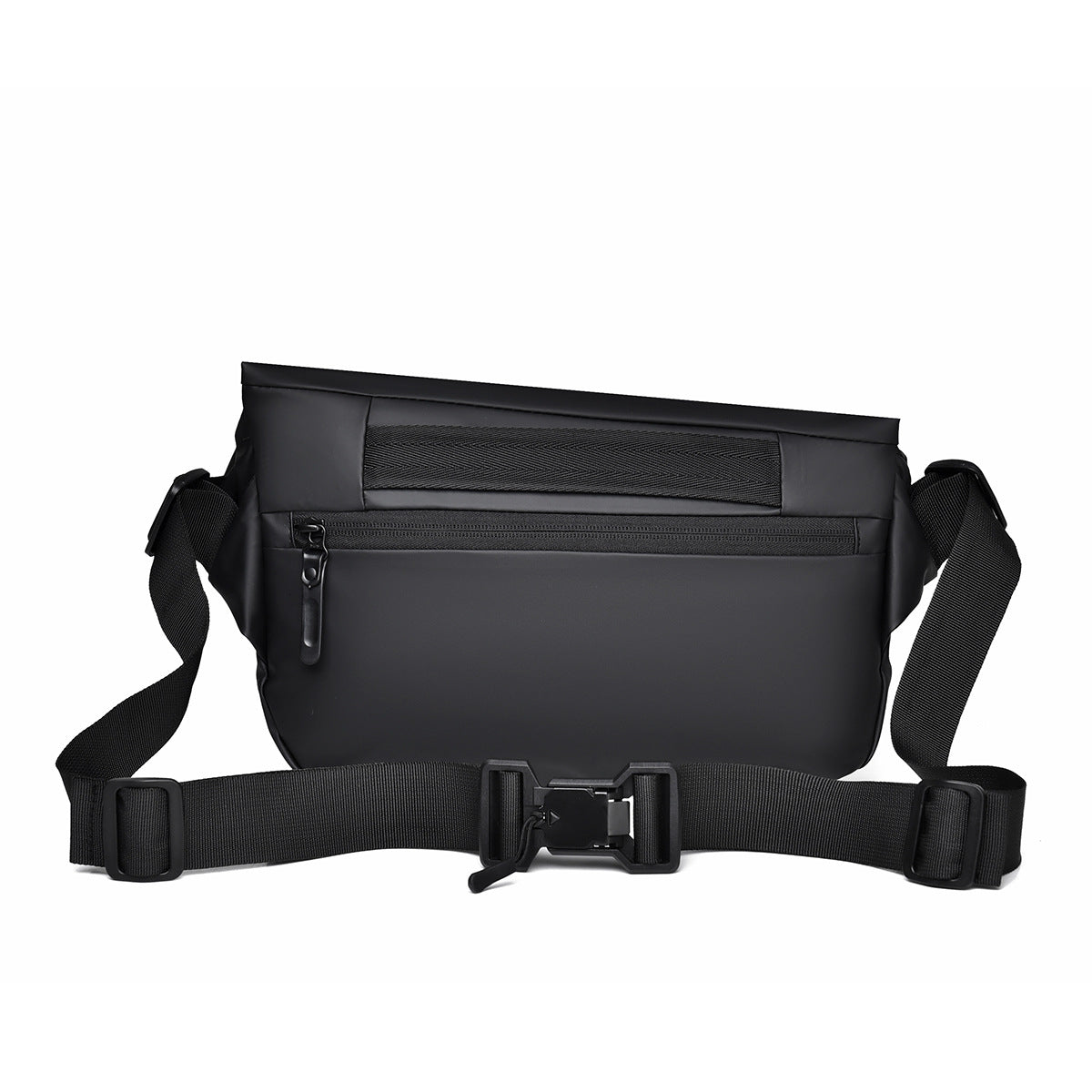 1021 casual cowhide leather belt bag