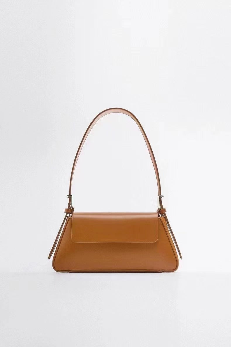 1638  all-match style solid handbag