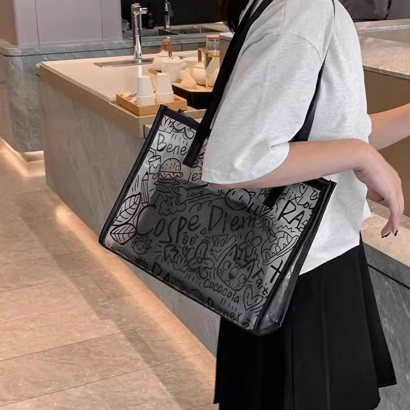 942 jelly pvc waterproof handbag