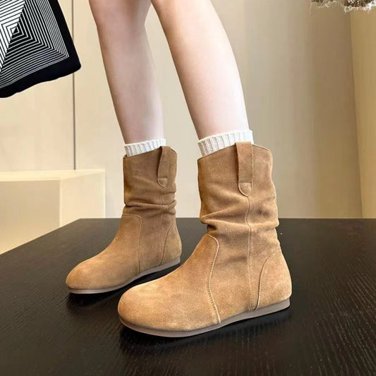 1767 suede leather winter boots